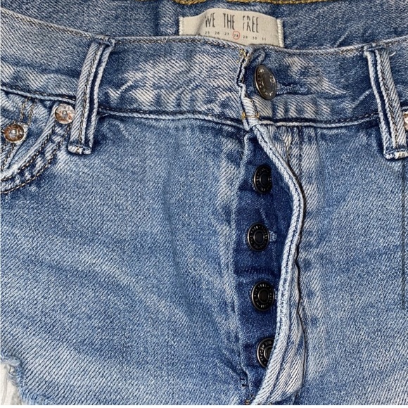 Free People We The Free Denim Shorts - Picture 5 of 10